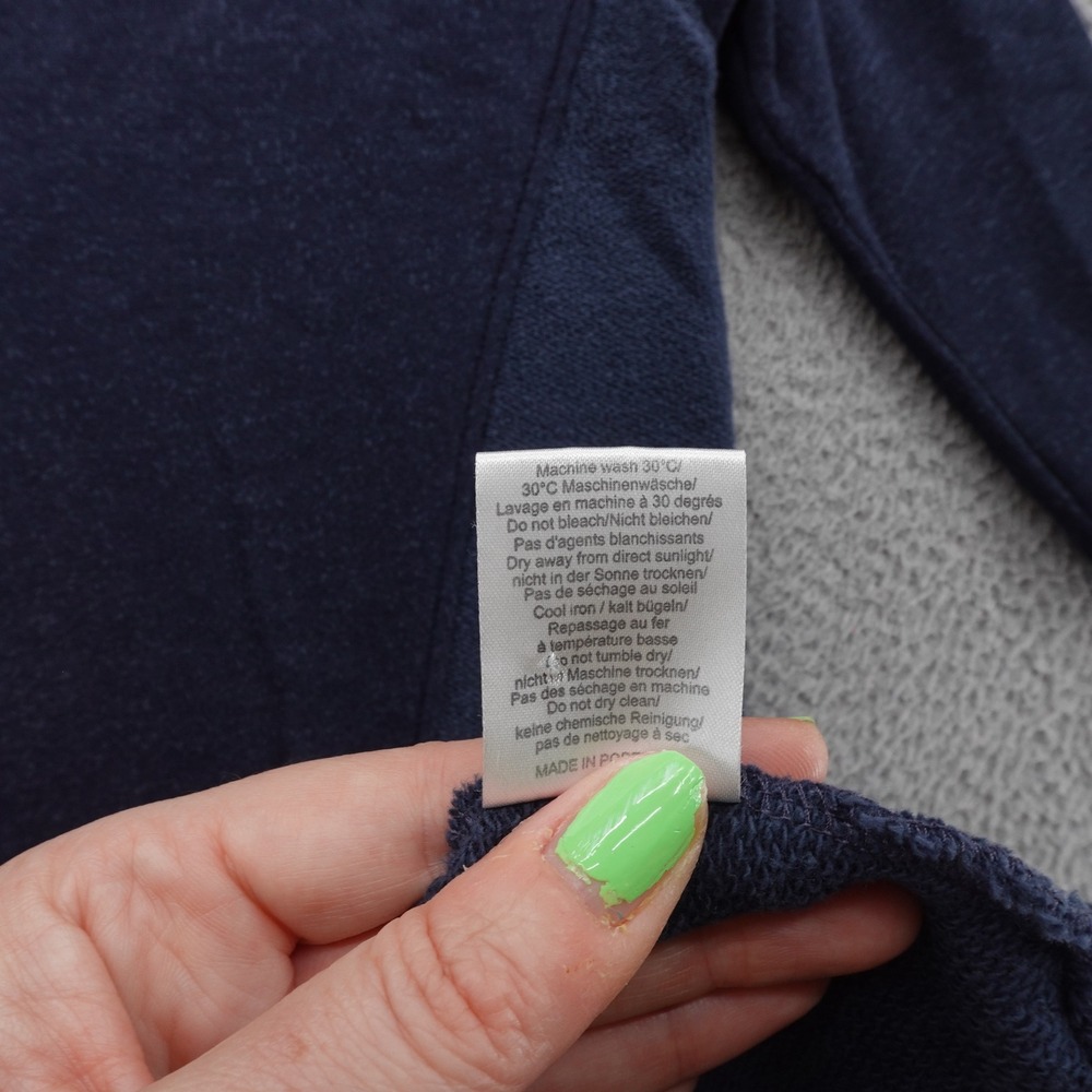 Poetry Half Sleeve Sweater Dress Size 4 Blue Women Sheath Cotton Blend‎ - Picture 12 of 13